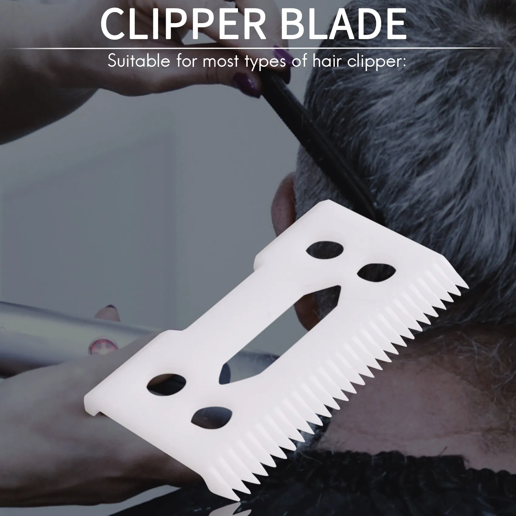 28 Teeth Zirconia Ceramic Clipper Blade Hair Clipper Wahl Senior Clipper 2Pcs