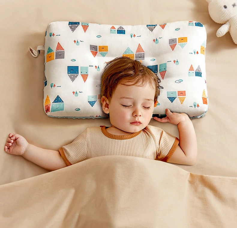 0 3 Years Old Baby Beanie Pillow Print Infant Sleep Travel Pillows