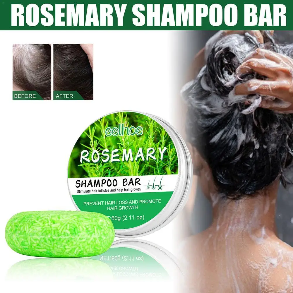 

Rosemary Hair Regrowth Shampoo Bar For Treated Hair Deep Cleansing Hair Treated Dry Damaged Hair Anti Hair Loss Shampoo Soap
