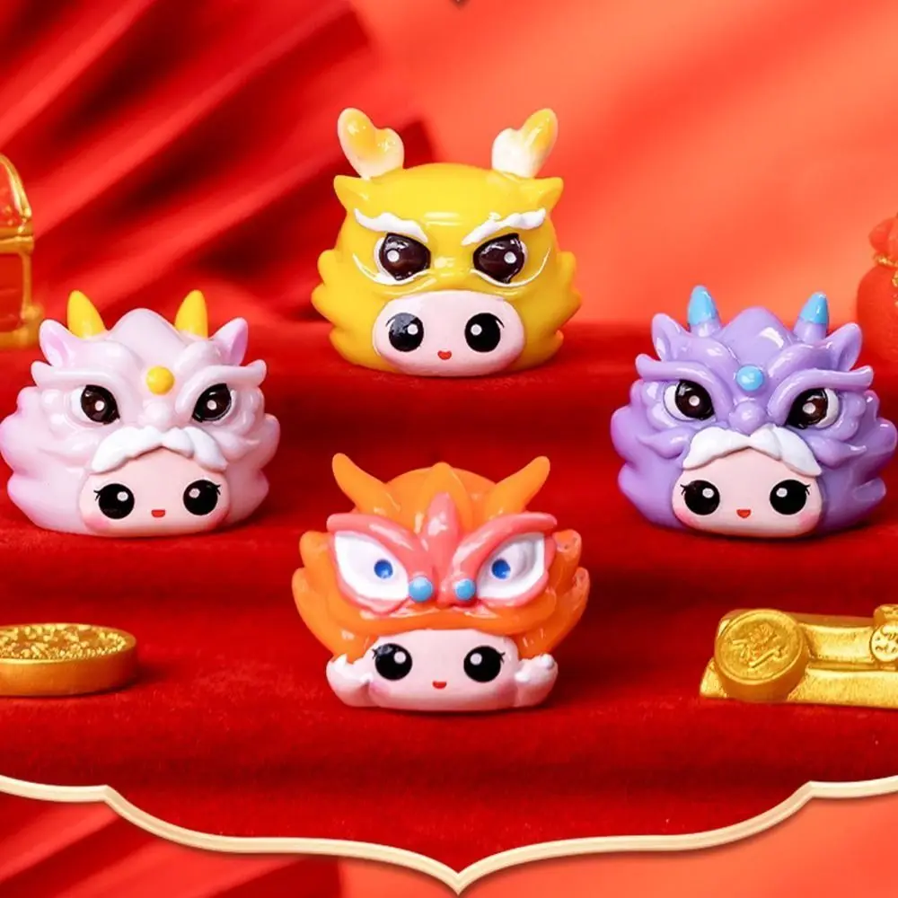 Cute Dragon Micro Landscape Ornaments Cartoon Resin Dragon Baby Decoration Creative Zodiac Dragon Dragon Figurine