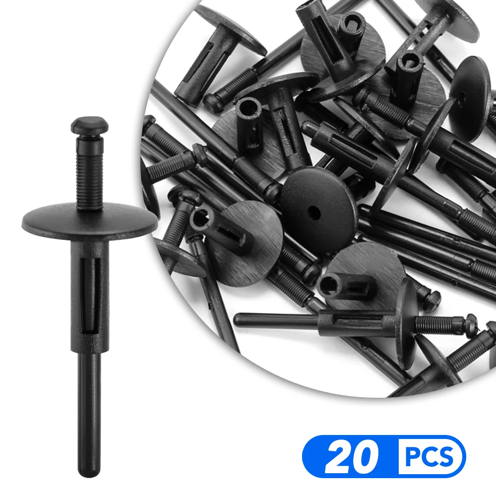 20pcs Car Rivets Bumper Plastic Clip Fasteners for Volvo XC70 XC90 V70 C70 XC60 S40 S60 S80 C30