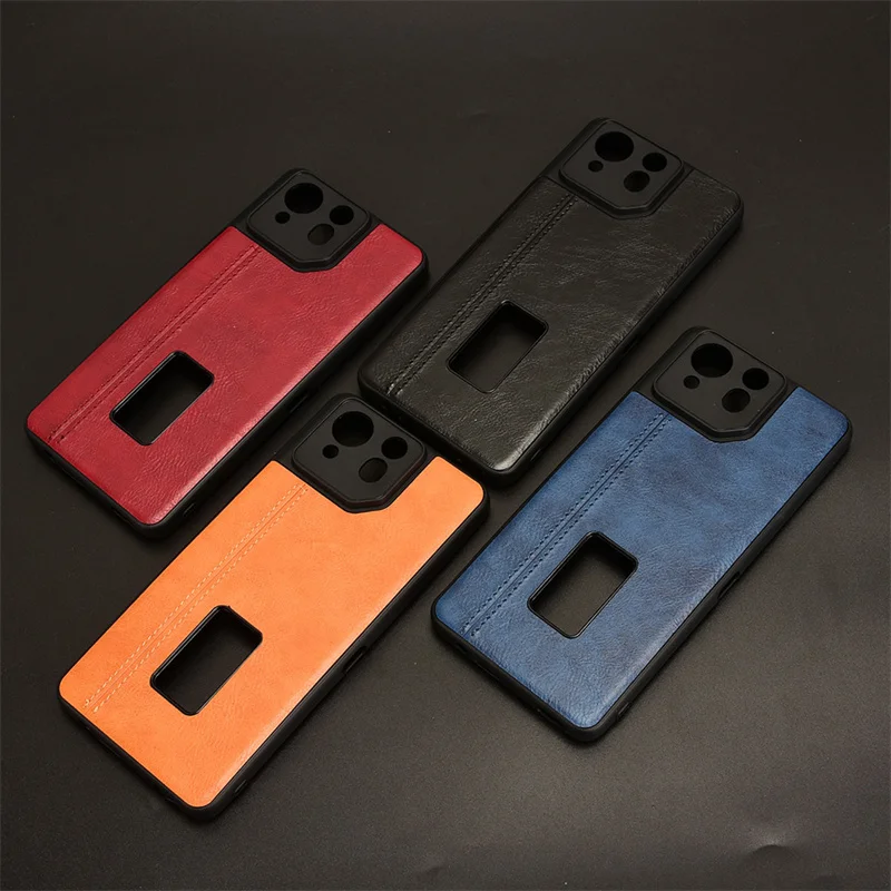 Vestito Per Asus Rog Phone 8 Luxury Car Line Custodia Posteriore In Pelle Per Asus Rog 8 Rog 8 Pro Skin Pu Phone Case