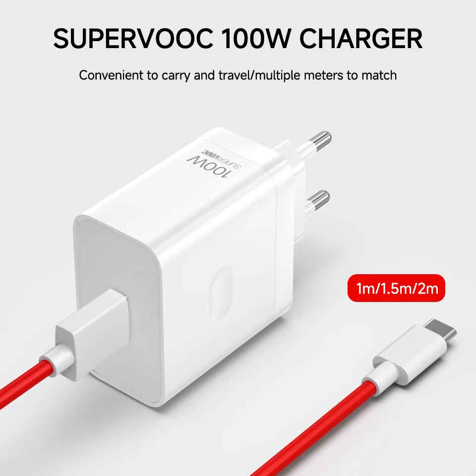 Ultra Fast Charging 100W Supervooc Charger Adapter