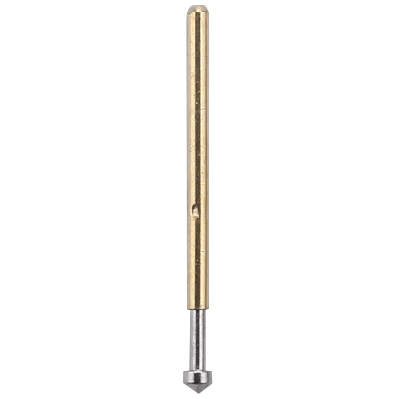 100Pcs P75-E2 스프링 테스트 프로브 포고 핀 1.3Mm 원추형 헤드 1.0Mm 골무