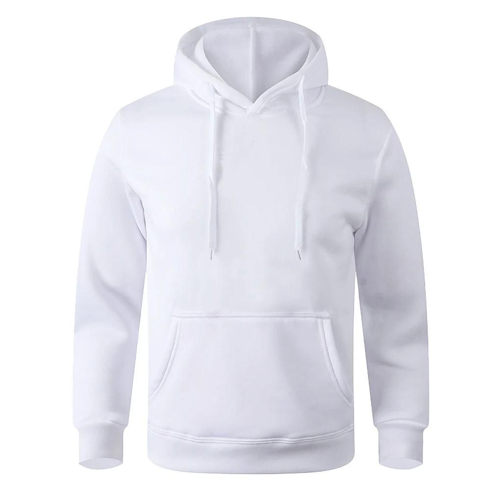 New Solid Color Sweatshirt Men Women Spring Autumn Fleece Hoodie Loose Clothing Casual Outdoor Sport Pullover Tops 2