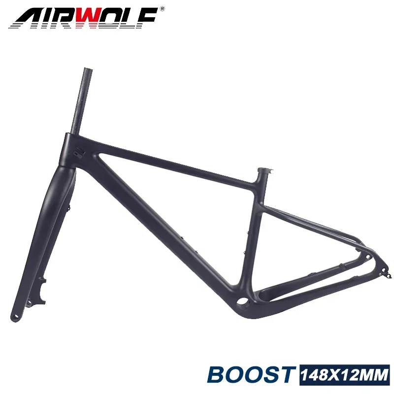 

Airwolf 29er Full Carbon MTB Frame Modern Geometry 148mm Boost Frames PF30 S M L XL Mountain Bike Carbon Frameset 29er