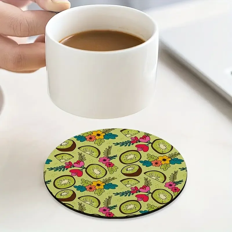 Customizable Personalized Coasters - Unique Pattern and Photo Design - Perfect Gift