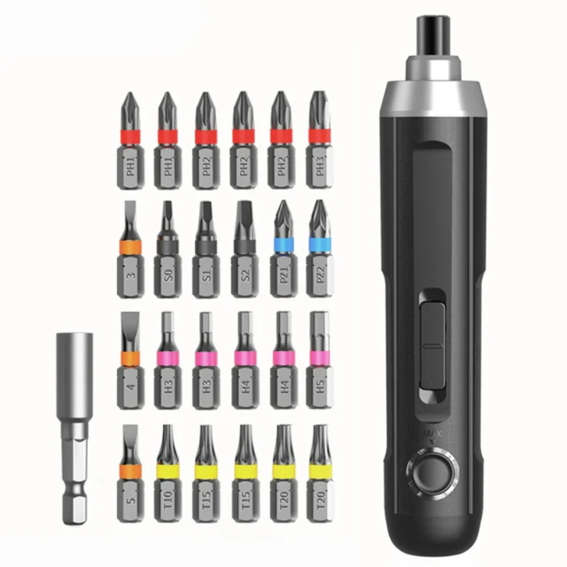 

DELI 3.6V Cordless Screwdriver Rechargeable Lithium Battery Power Maintenance with LED Lamp Gift Packing Power Tools Set