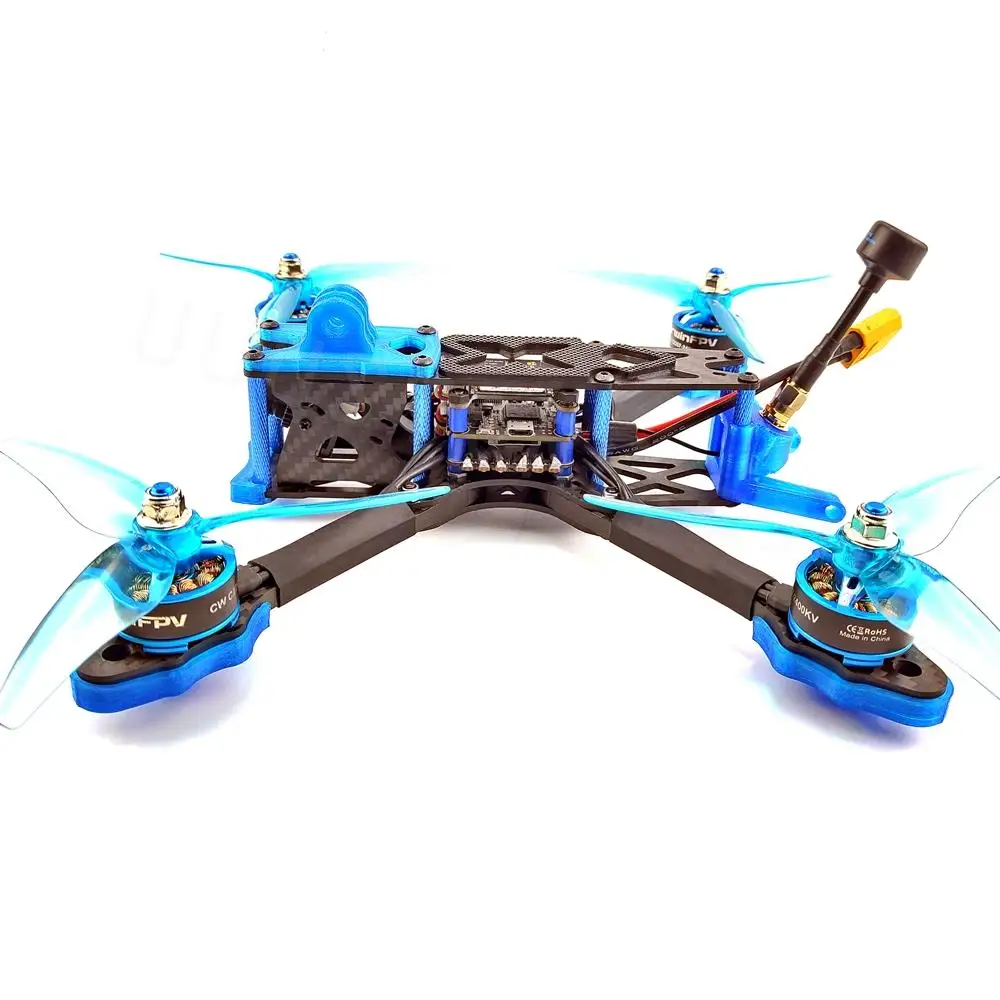 2022 DarwinFPV Darwin240 FPV Drone PNP Johnny 5 Квадрокоптеры 5 дюймов 240 мм F4 FC 50A ESC 5.8G VTX 1500TVL Камера 2207 2400KV Двигатель thumbnail 4