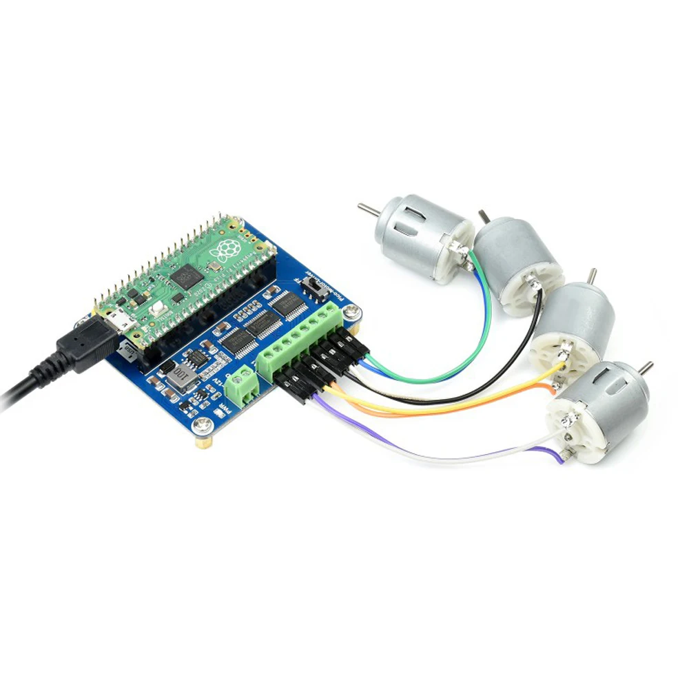 DC  ̹ ,   Ȯ , 4  DC Motos 12C ̽, PCA9685 PWM ̹ Ĩ  ׼