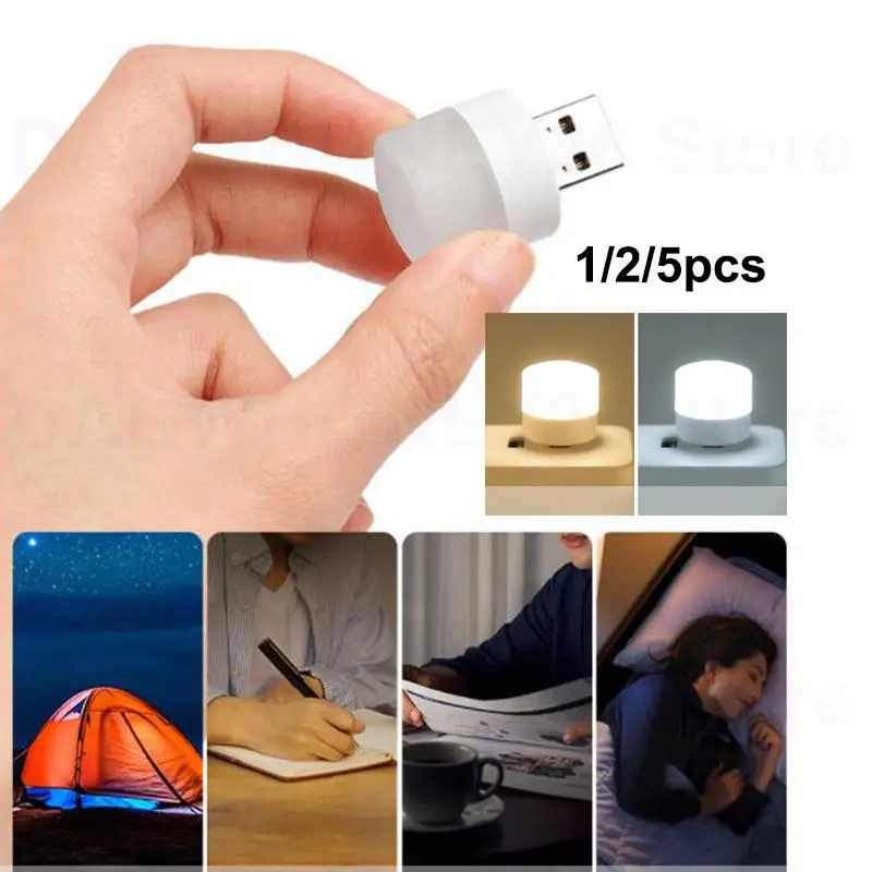 

Small Book Reading Lamps LED USB 5v Plug Mini Night Light Computer Power bank Charging Eye Protection Desk Lighting U26