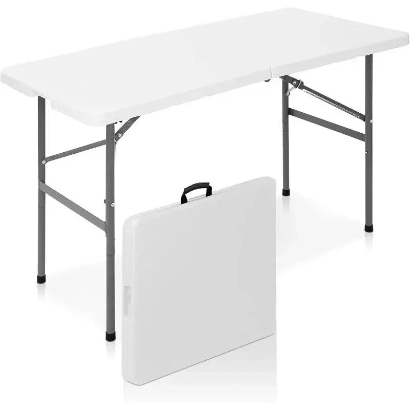 

SKONYON 4 Foot Folding Table White