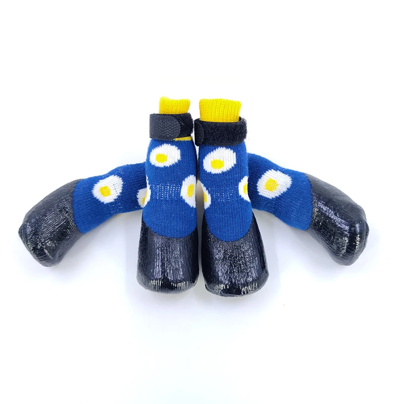 Title 24, Autumn Winter Pet Dog Shoes Socks 4Pcs/set Non-...