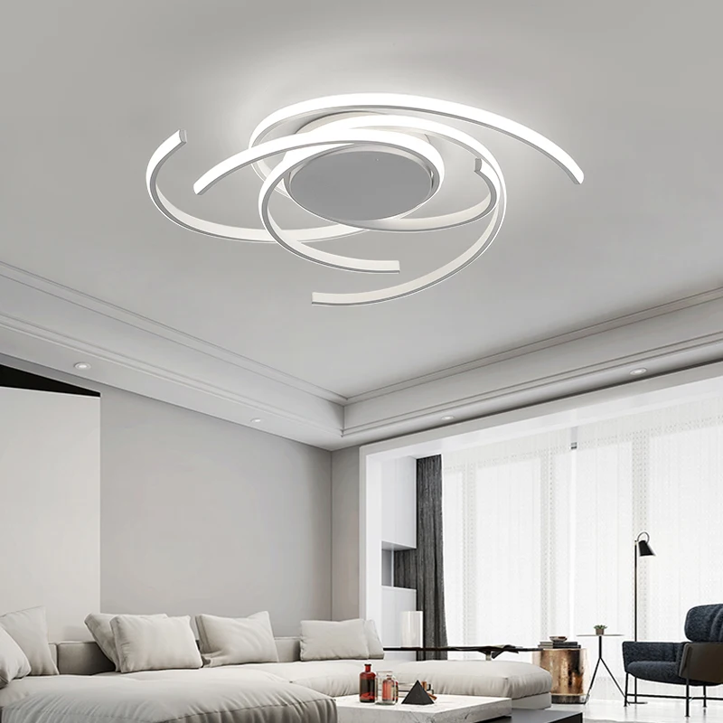 

Modern Led Ceiling Lights Living Room Dining Room Bedroom Corridor Balcony Lighting Remote Control Fixtures Interior Decoration