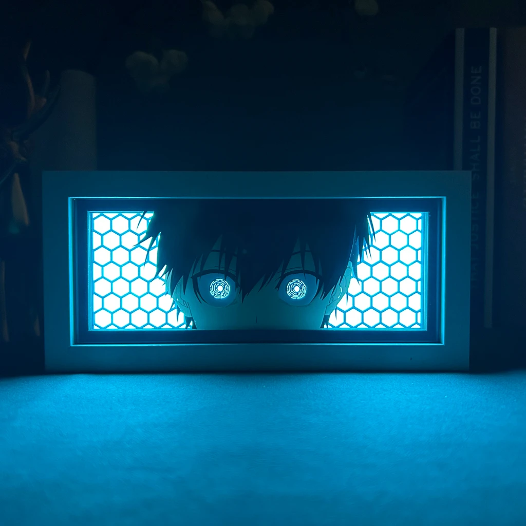 Yoichi Isagi LED Anime Lightbox Blue Lock Cool Room Decoration Manga