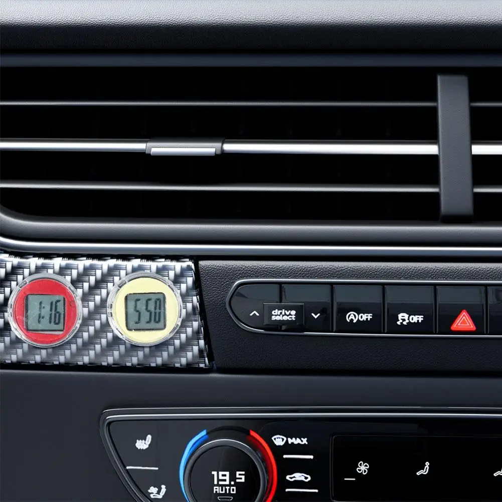 

Mini Motorcycle Bike Sticky Digital Display Clock Watch Interior Decoration Auto Car Waterproof Motorcycle Accessories V9D6