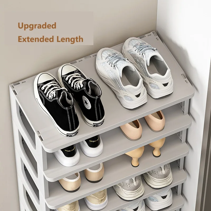 Formwell shoe storage rack, multi-functional storage rack, tools-free installation, shelf removable to fit different shoes