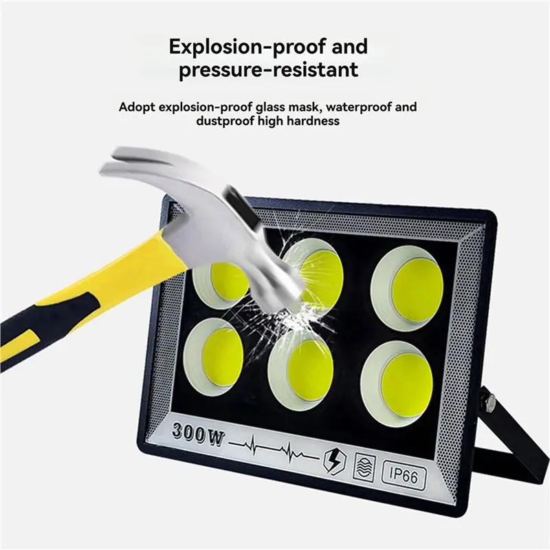 ABFU-3X LED 투광등 500W IP66 방수 야외 프로젝터 램프 반사경 스포트라이트 정원 조명 500W