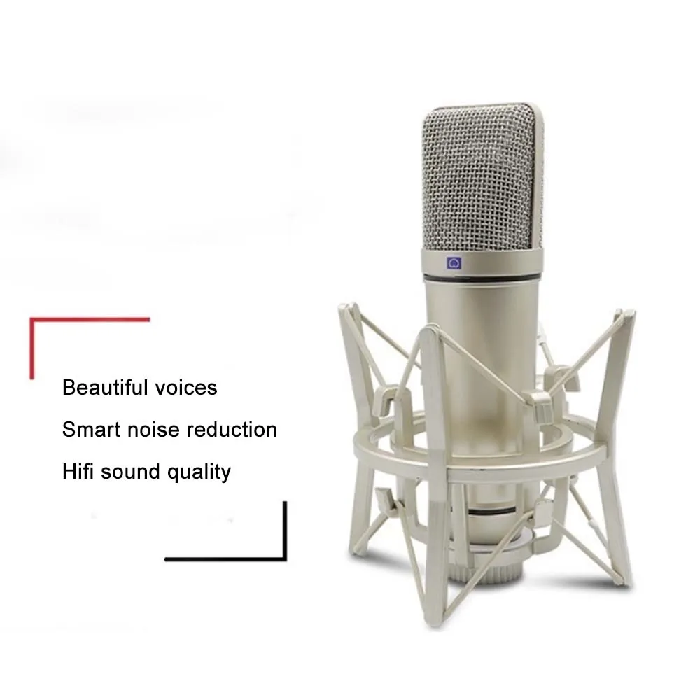 

26/34MM Microphone Condenser Professional Microphone Home Studio Recording Microphone For Computer Gaming Singing Podcast Living