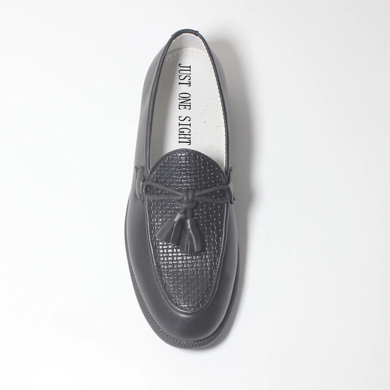 حذاء أسود غير لامع من الجلد الصناعي للأولاد ، حذاء...