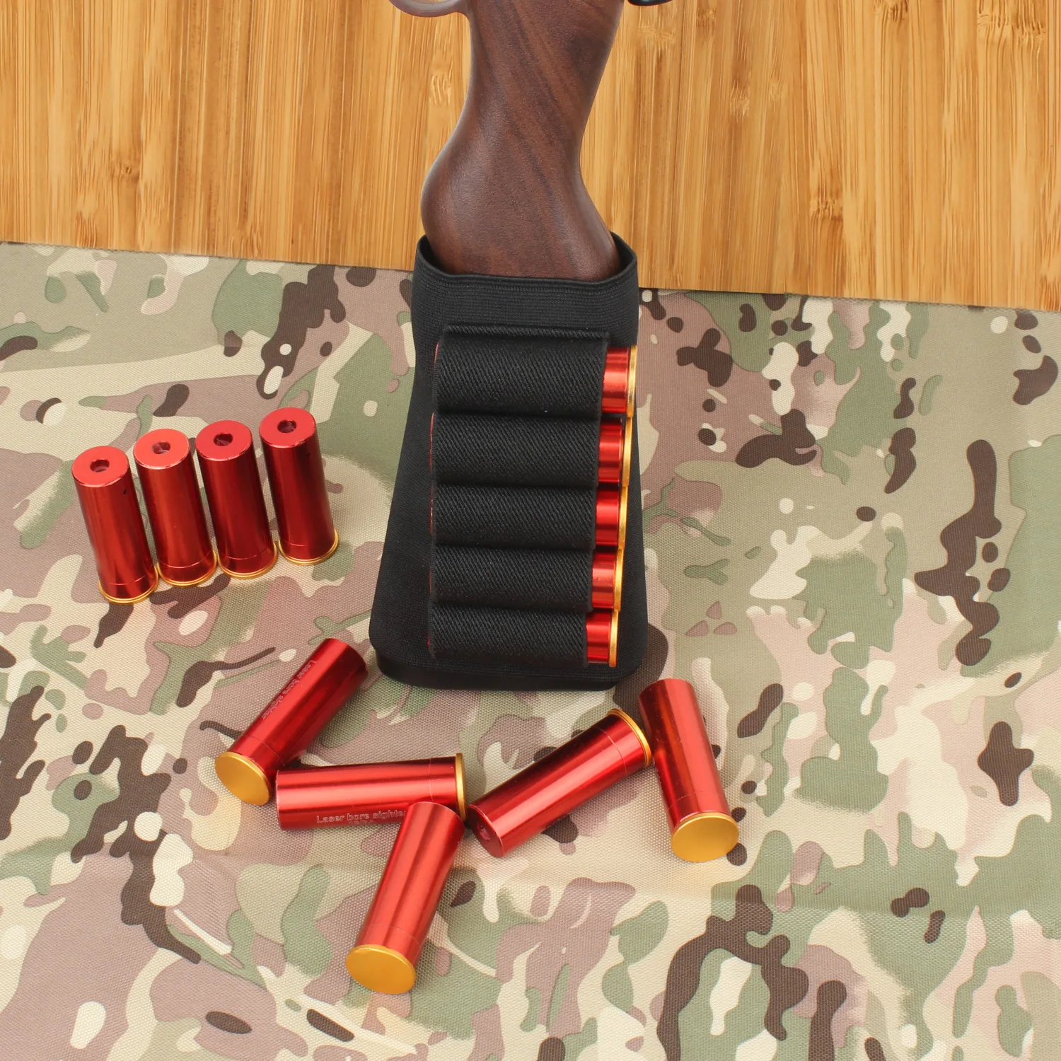 Black Nylon Shotgun Shell Holder for Hunting Rifles