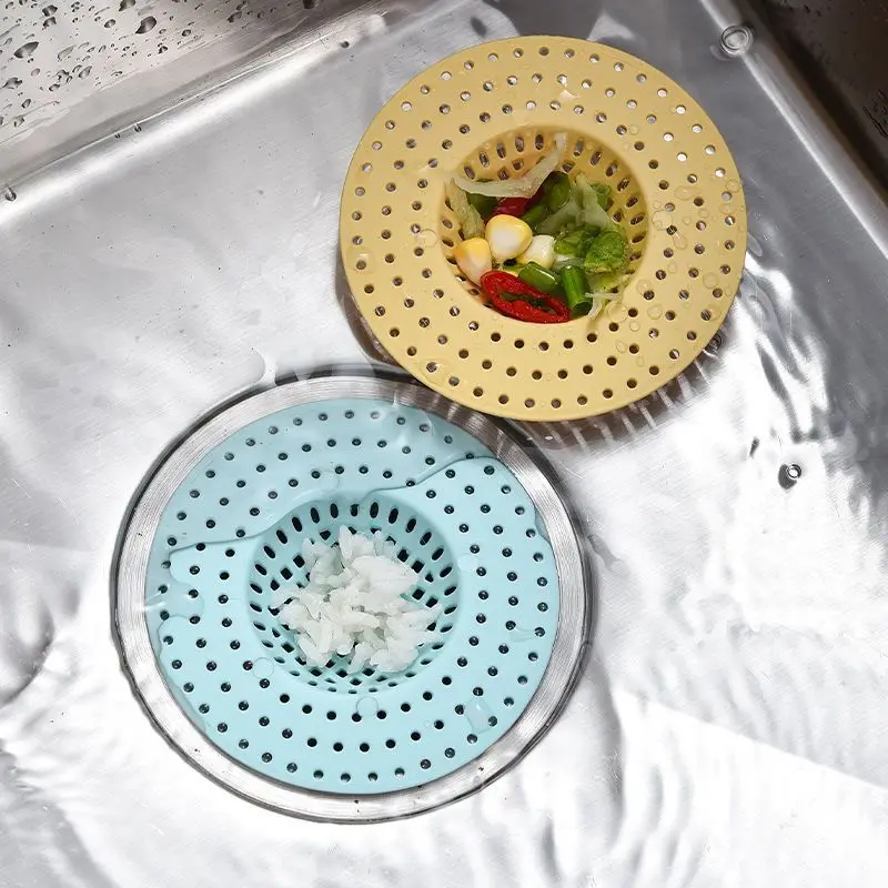 

Kitchen Sink Filter Strainer Sewer Strainer Stopper Floor Drains Hair Catcher Waste Collector for Kitchen Bathroom Accessories