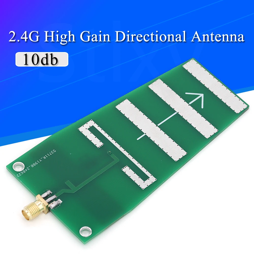 Antenne Drone 2.4GHz 10.5dBi 10W pour FPV Radio Télécommande