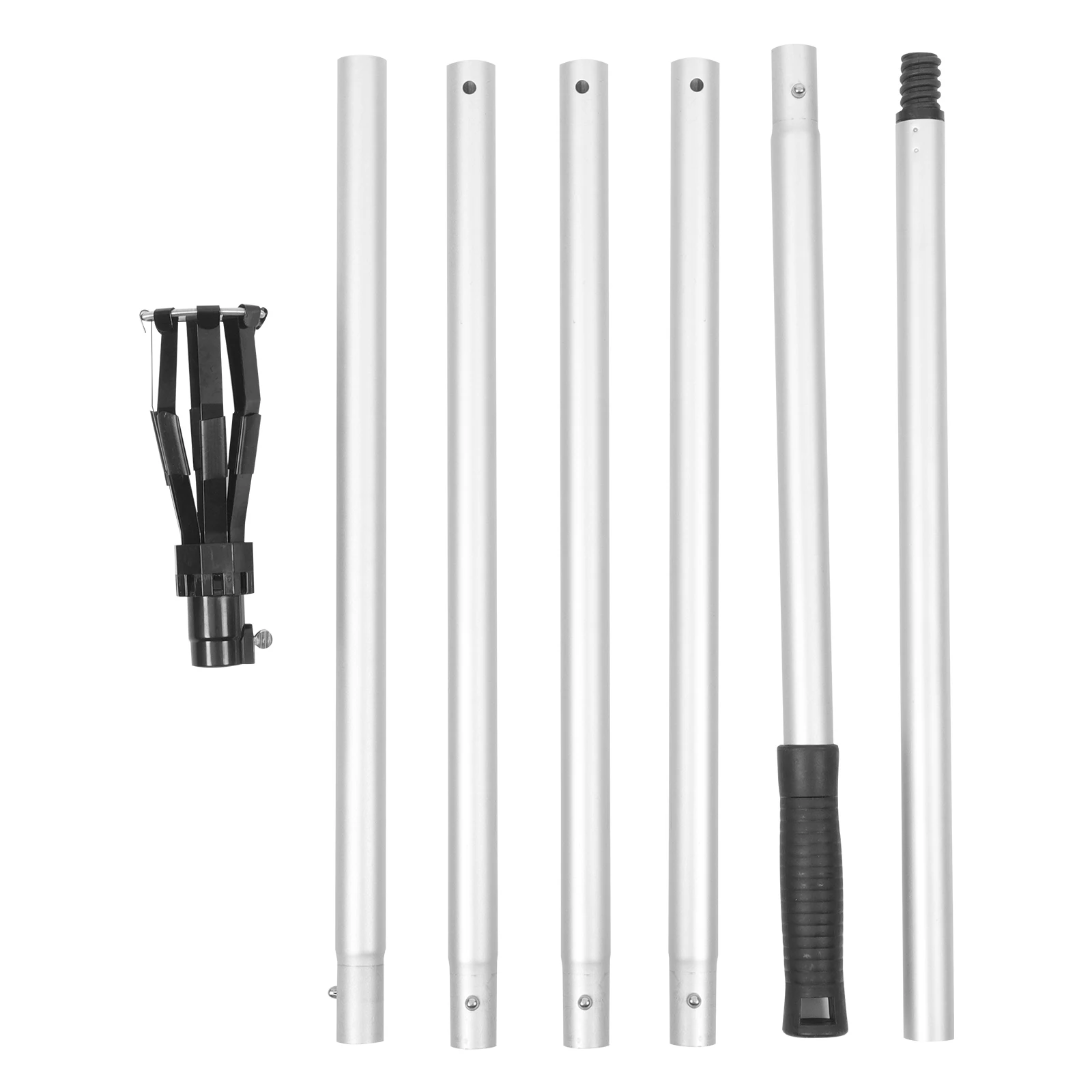 1 Set Bulb Changer Broken Light Bulb Removal Tool High Ceiling Light Bulb Changer Tool with Pole for Light Bulb Change