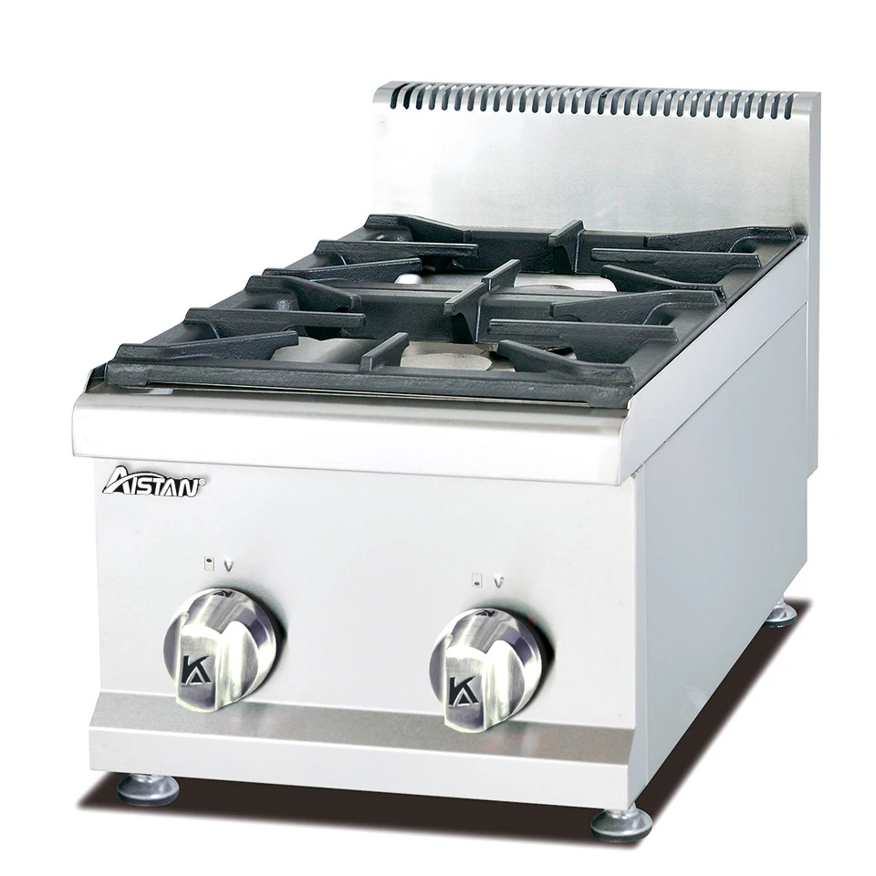 

Газовая плита GH537 из нержавеющей стали для промышленного ресторана, Коммерческая Плита, 2 горелки