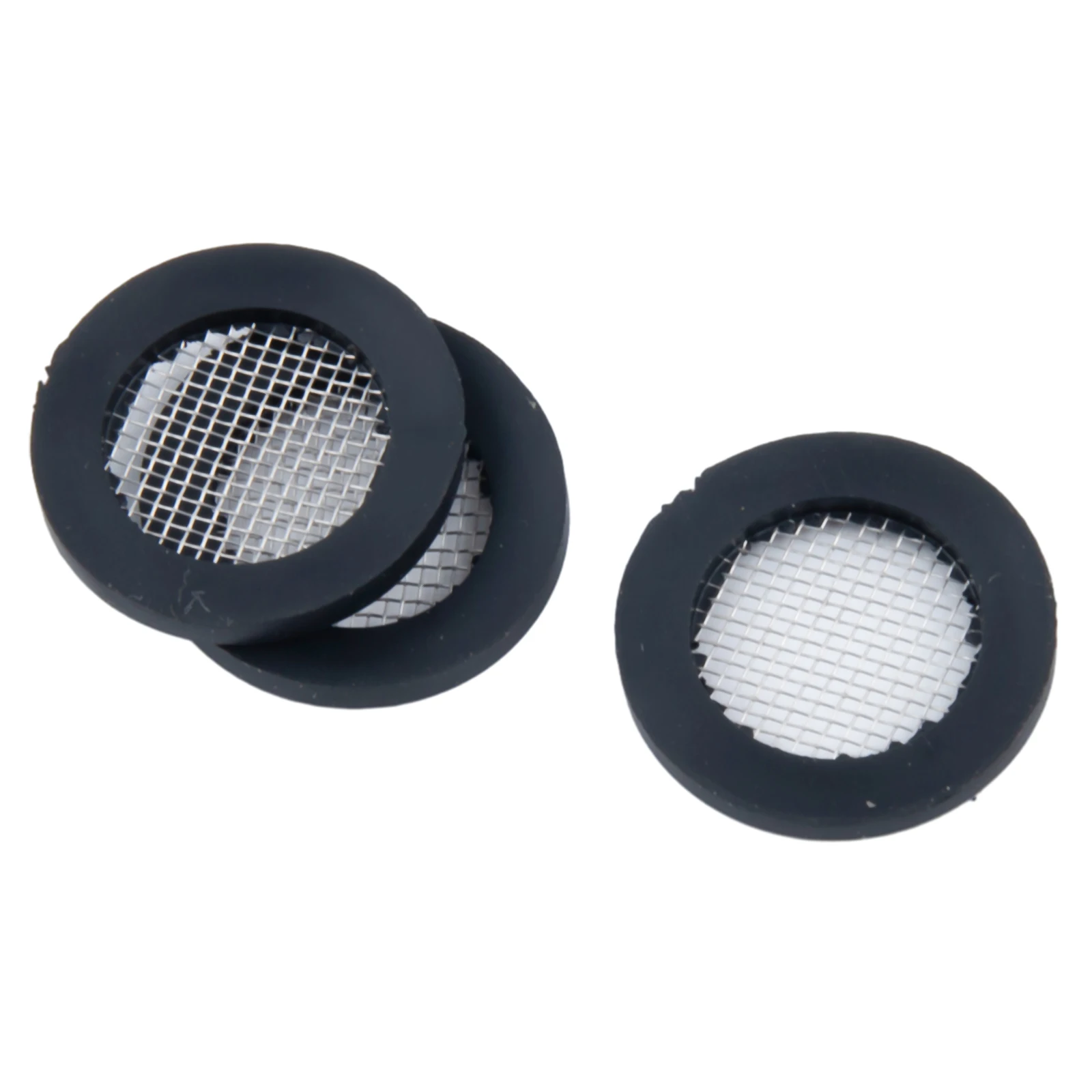 

20pcs Rubber Washer 20x Hose Washer Seal O Ring Hose Gasket Filter Net Shower Head Stainless Steel Accessories Black