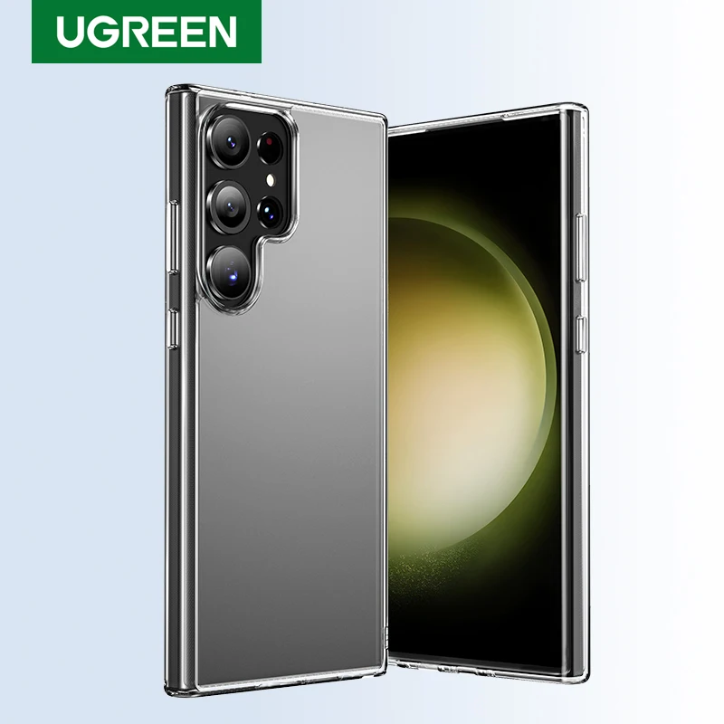 

UGREEN Clear Case For Samsung Galaxy S23 Ultra S24 Ultra Plus Shockproof Crystal Transparent Case Cover Protective Soft Case