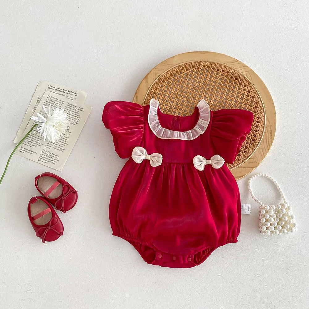Baby Girls Lace Bodysuit Infant Clothing