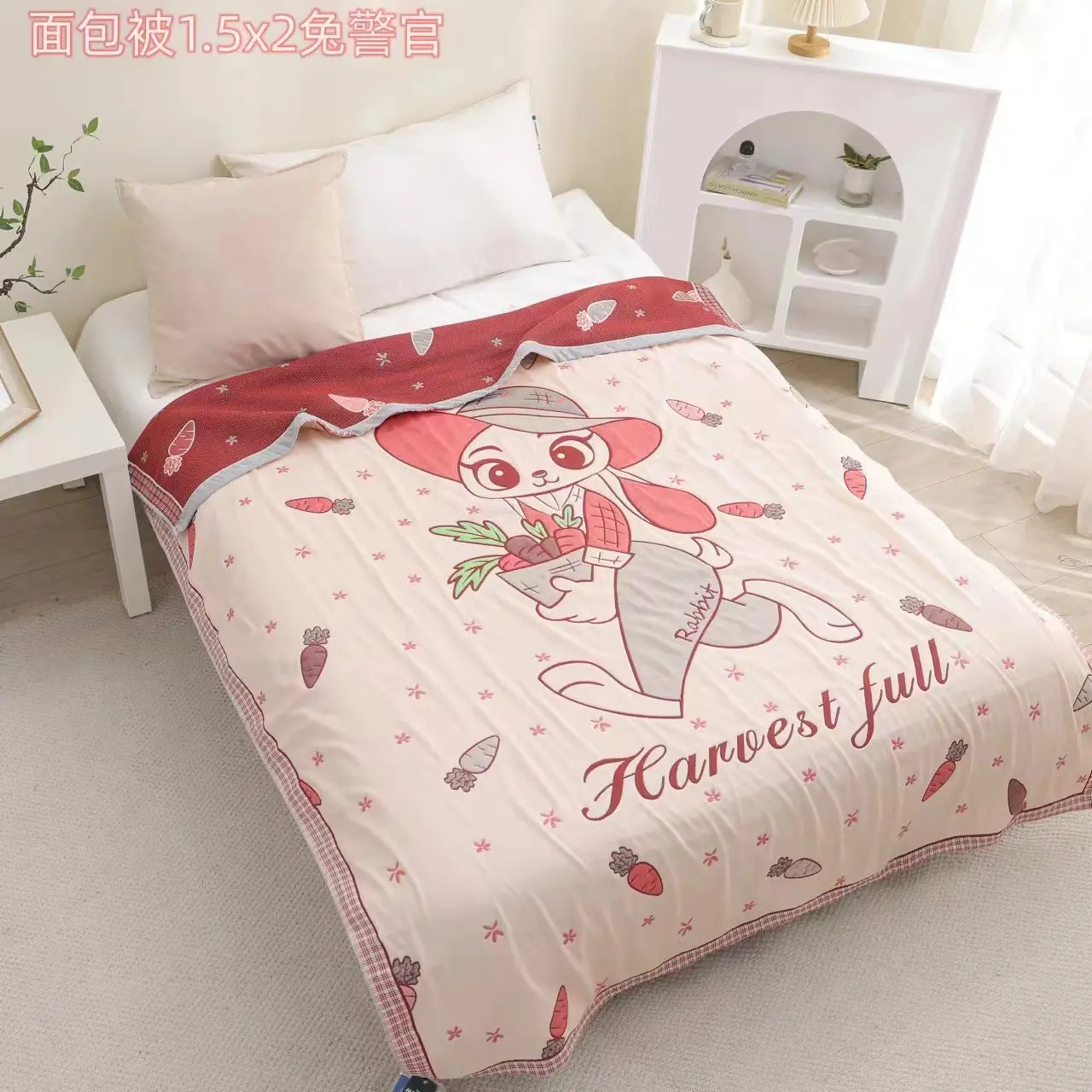 Class A Six Layers Gauze Towel Quilt Sofa Cover Blanket Pure Cotton Blanket Bed Cover Dormitory Cotton Gauze Thicken