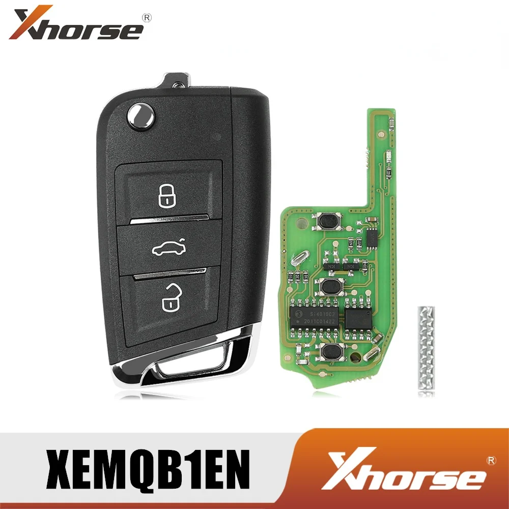 Акция-супер удаленный ключ Xhorse VVDI XEMQB1EN для VW MQB 3 кнопки со встроенным супер чипом