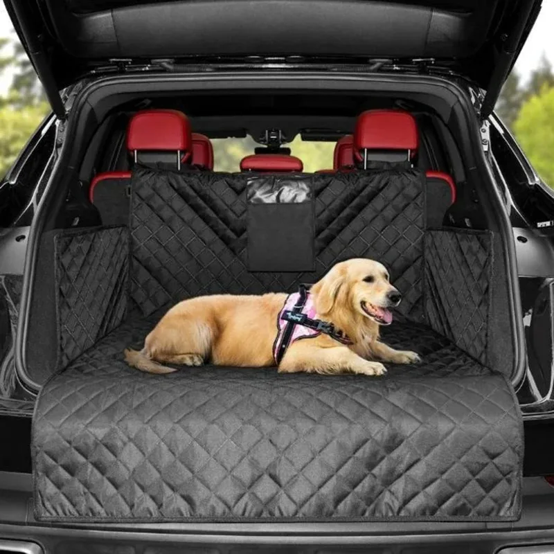 Trunk Pet Mat Suitable for Tesla Model Y Dog Seat Cover Fabric Oxford Waterproof Mat Bed Internal Protection Accessories dog car seat cover