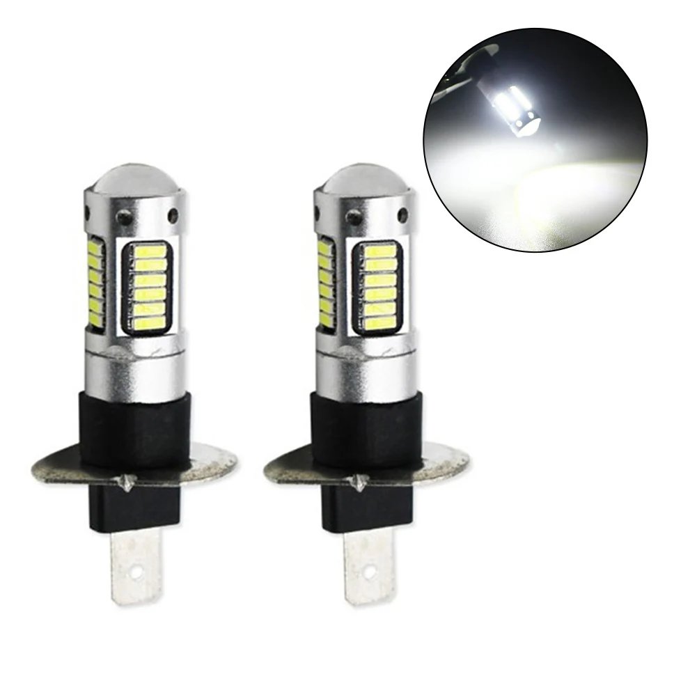 

2pcs H1 LED Fog Light Bulbs Kit 50W 6000K Super Bright White DRL LED Headlight Bulb Kit Fog Lamp Driving Light For Auto 12V