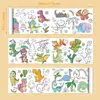 Children's Drawing Roll Sticky Color Filling Paper Graffiti Scroll Coloring Paper Roll For Kids DIY Painting Educational Toys 6