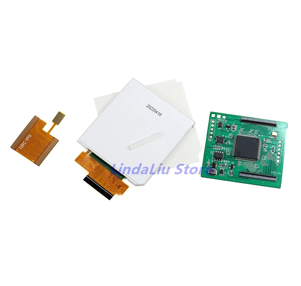 Kit de Painel Lcd para Gameboy Color Alto Brilho Tela de Retroiluminação Gbc V5.0 Gbc 2.45 Ips Conjunto - Image 4