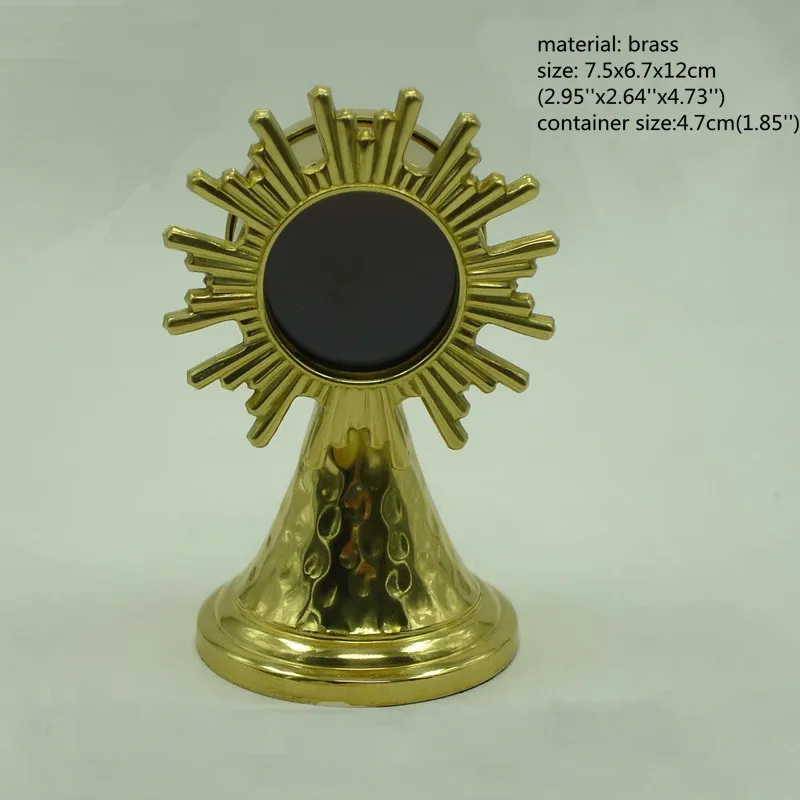 Holy Reliquary for Home Decoration Exquisite Catholic Holy Box Religious Christian Monstrance Church Gift