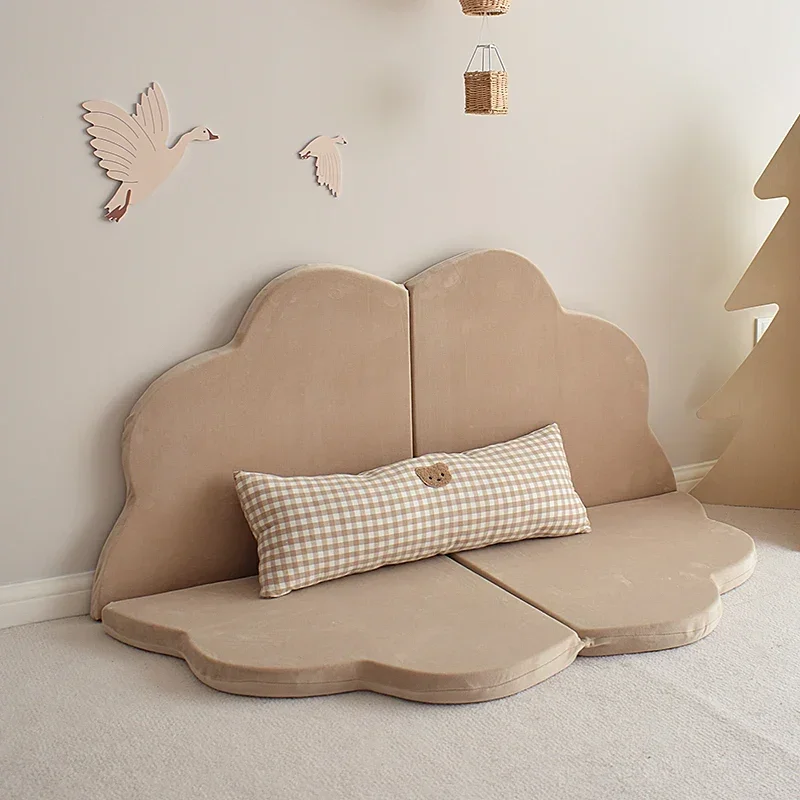 Petal Sponge Crawling Mat Thickened Multifunctional Foldable Non-slip Bedside Children Toy Guardrail