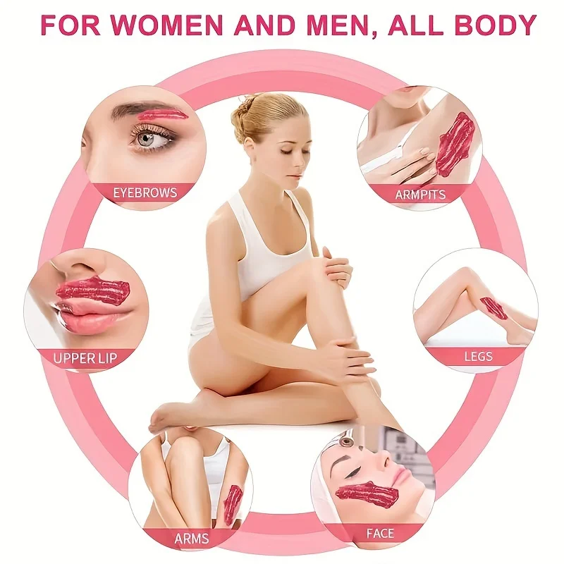 400g Hard Wax Beans for Hair Removal Body European Brazilian Pearl for Wax Warmer Waxing Beans Heater Machine