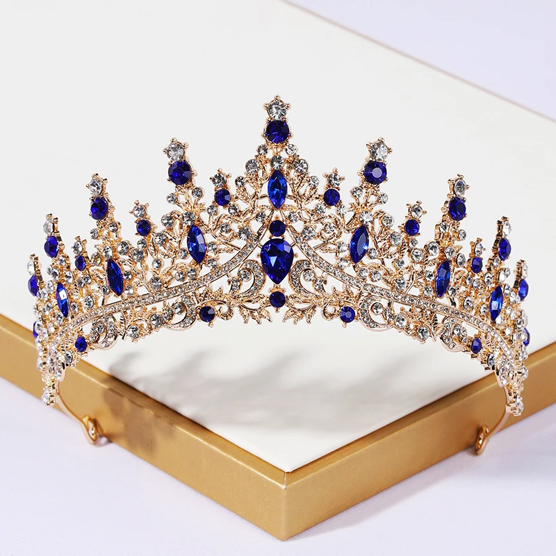 Bride Crown Headwear Female Crystal Rhinestone Wedding Alloy Accessories Jewelry Birthday Little Princess Student Adult Gi hair headdress bridal headwear hair band crown jewelry accessories