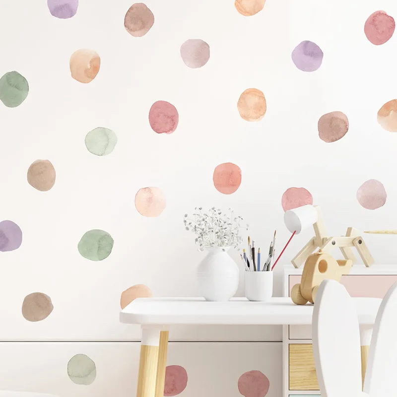 Bohemian dot stickers kid's room kindergarten DIY decoration self adhesive wall decal luminous wall stickers wall stickers vinyl decal stickers