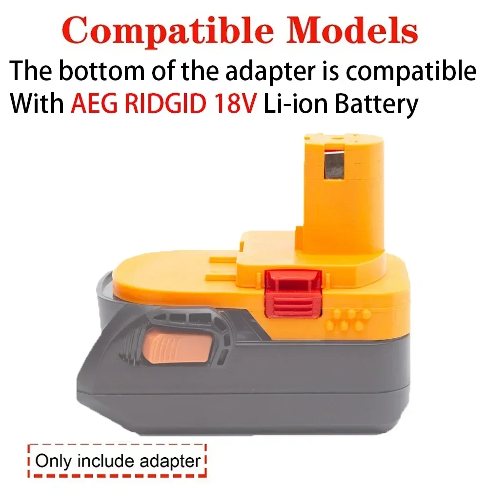 1x Adapter For Ryobi 18V Cordless Tools Fits For RIDGID 18V Battery Not Advanced 18v Battery Adapter Only C57 - View #11