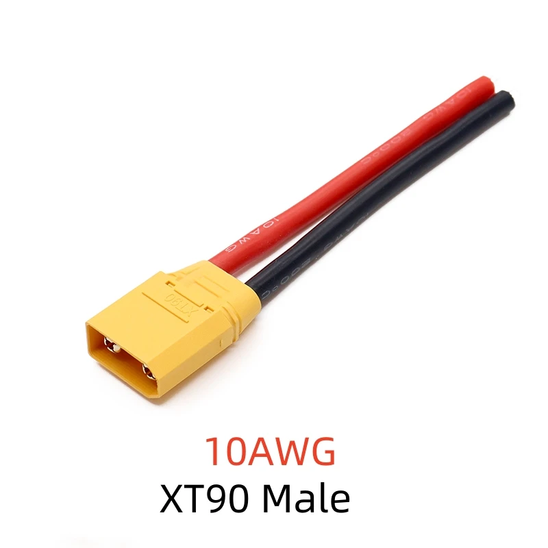 XT90 model airplane plug connector lithium battery charging XT90H high current banana plug XT90S cable 10AWG 2