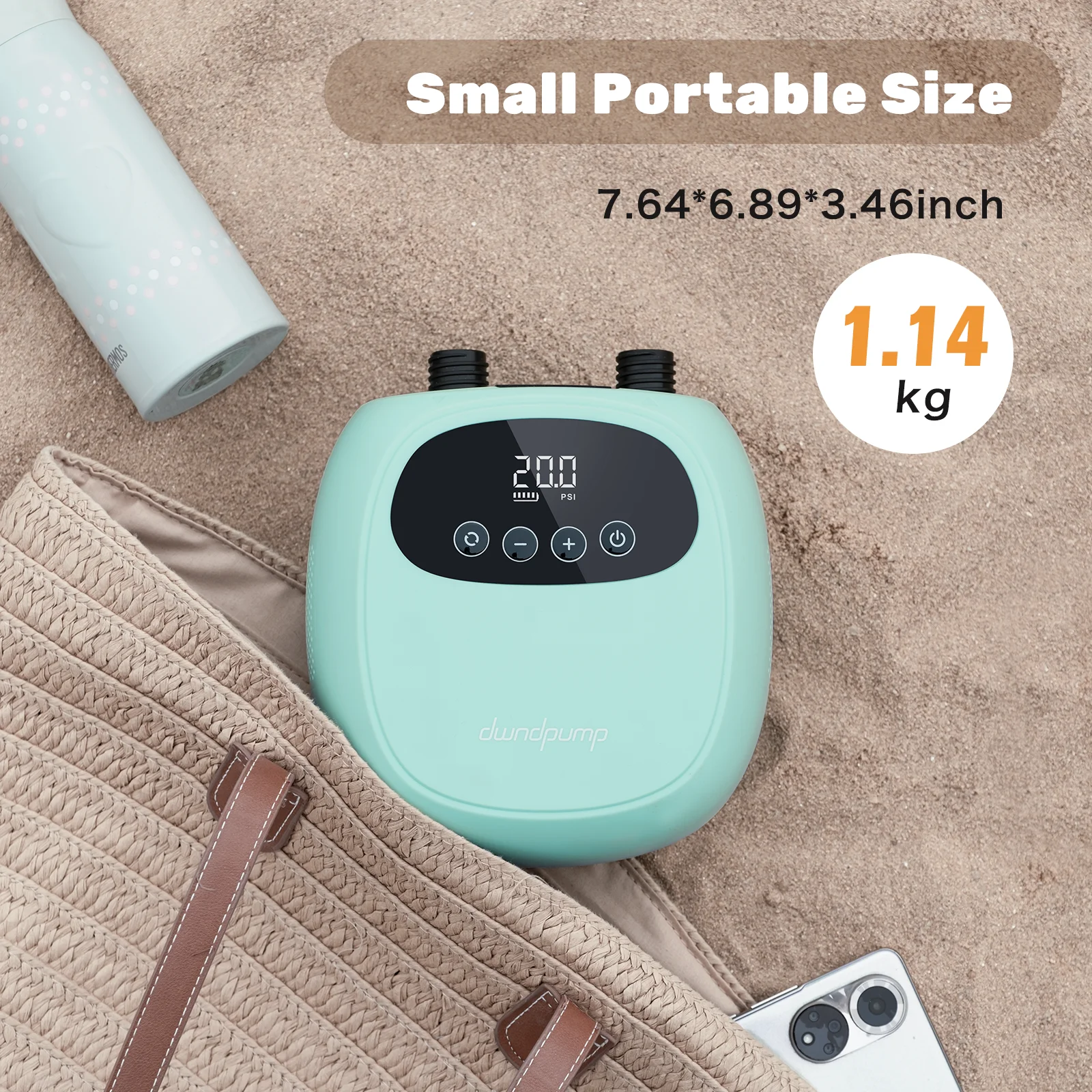 Wiederaufladbare SUP Pumpe 13500 MAh - Elektrische Luftpumpe Bis 20 PSI Für Paddelboards & Kajaks