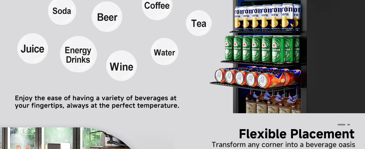 mini fridge glass door