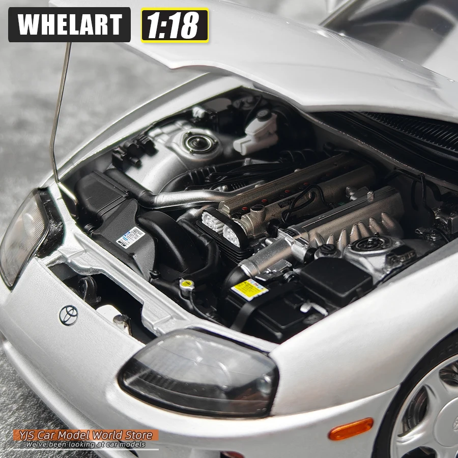 WHELART ダイキャストモデル 1/18 トヨタ スープラ A80 車模型 友達へ