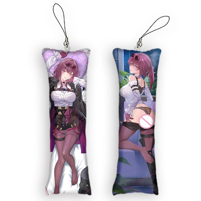 

Honkai Star Rail Kafka Cute Anime Key Chain Pendant Mini Dakimakura Kawaii Accessories Small Pillow Bag Otaku Keyring Pendants