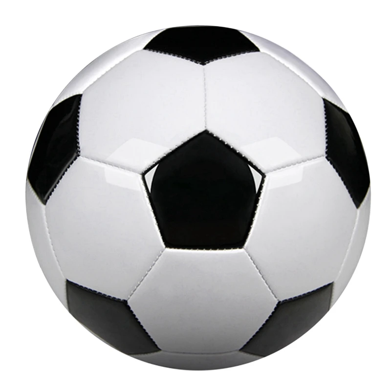 

3X Size 5 Professional Training Soccer Balls PU Leather Black White Football Soccer Balls Goal Team Atch Training Balls